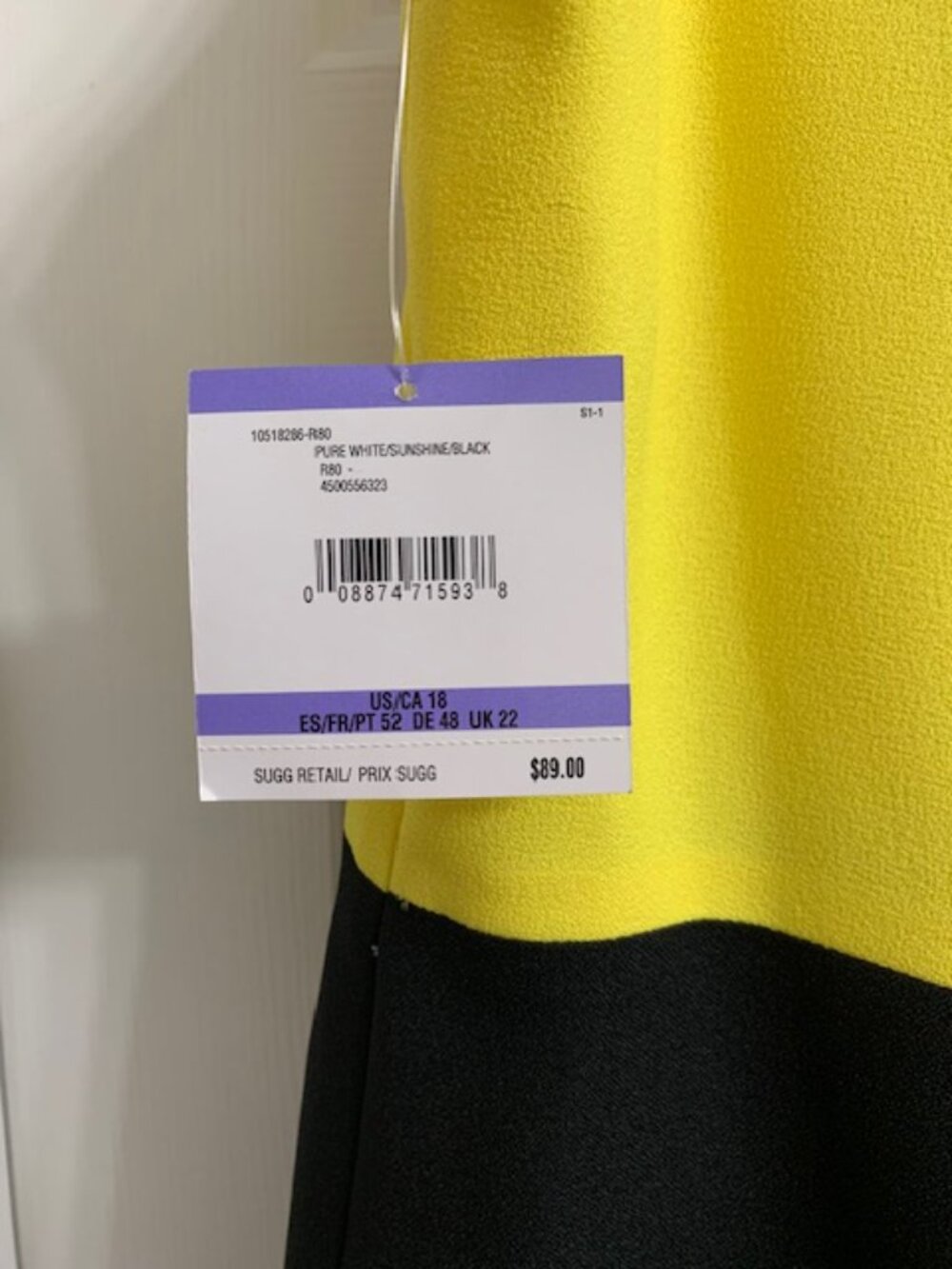 Kasper Brand Women's Sleeveless Dress, Size 18 (NWT) - Picture 4 of 4